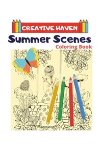 Creative Haven Summer Scenes Coloring Book