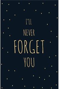 I'll Never Forget You