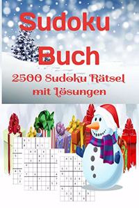 Sudoku Buch 2500 Sudoku Rätsel mit Lösungen