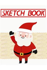 Sketch Book For Men Christmas Gift Bringer