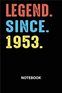 Legend Since 1953 Notebook