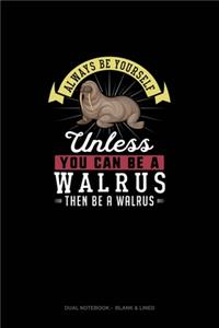 Always Be Yourself Unless You Can Be A Walrus Then Be A Walrus
