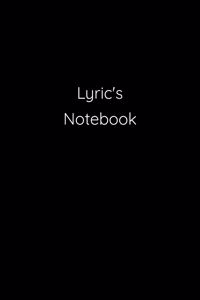 Lyric's Notebook