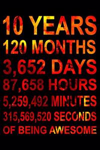 10 Years Of Being Awesome