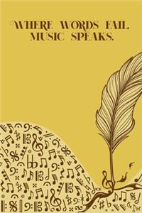 Where Words Fail Music Speaks