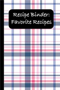 Recipe Binder