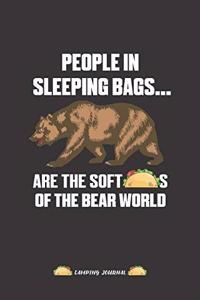 Camping Bear Taco Journal