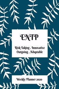 ENTP Weekly Planner: 2020 ENTP Myers Briggs Personality Weekly Organizer With Vision Diary