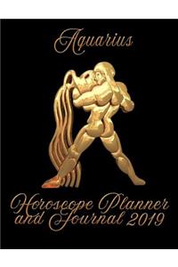 Aquarius Horoscope Planner and Journal 2019