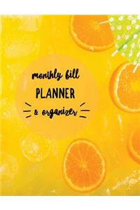 Monthly Bill Planner & Organizer