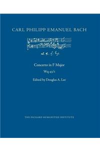 Concerto in F Major, Wq 43/1