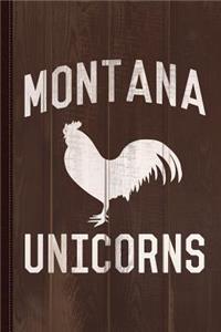 Montana Unicorns Journal Notebook