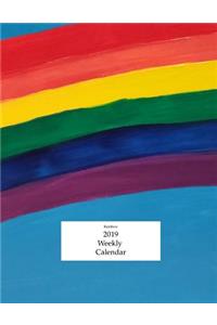 Rainbow 2019 Weekly Calendar