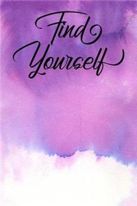 Inspirational Quote Journal - Find Yourself