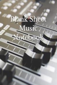 Blank Sheet Music Notebook