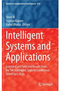 Intelligent Systems and Applications