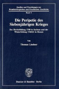 Die Peripetie Des Siebenjahrigen Krieges