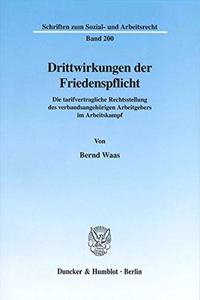 Drittwirkungen Der Friedenspflicht