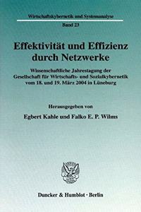 Effektivitat Und Effizienz Durch Netzwerke