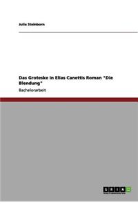 Groteske in Elias Canettis Roman 