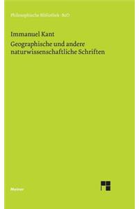 Geographische und andere naturwissenschaftliche Schriften