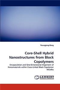 Core-Shell Hybrid Nanostructures from Block Copolymers