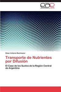 Transporte de Nutrientes por Difusión