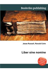 Liber Sine Nomine