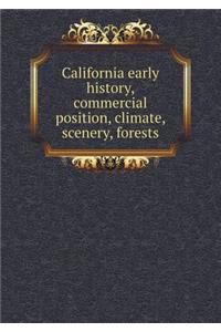 California Early History, Commercial Position, Climate, Scenery, Forests