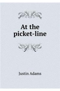 At the picket-line