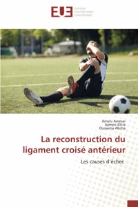 reconstruction du ligament croisé antérieur