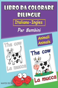 Libri Da Colorare Bilingue Inglese-Italiano Per Bambini
