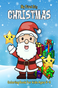 My First Big Christmas Coloring Book For Kids Ages 4-8