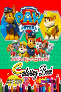 Paw Patrol Coloring Book Puptacular Rescues for kids
