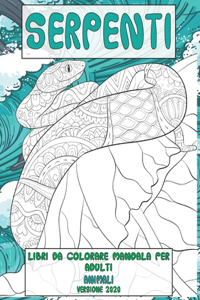 Libri da colorare Mandala per adulti - Versione 2020 - Animali - serpenti