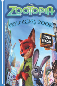 Zootopia Coloring Book For Kids