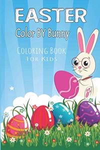 Easter Color By Bunny Coloring Book For Kids