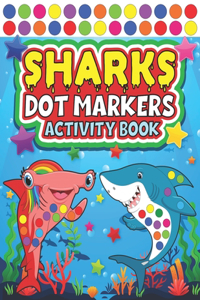 Sharks Dot Markers Activity Book
