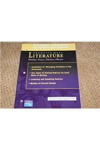 Prentice Hall World Masterpieces Performance Assessment and Portfolio Management Back Line Masters Grade 12