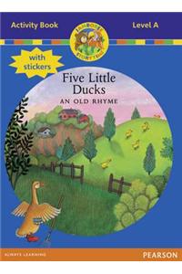 Jamboree Storytime Level A: Five Little Ducks Activity Book with Stickers