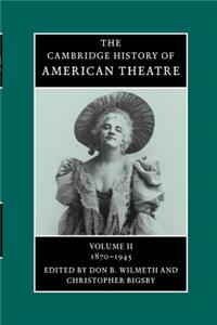 Cambridge History of American Theatre