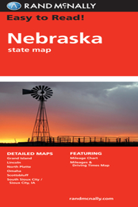 Rand McNally Easy to Read! Nebraska State Map