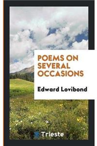 Poems on Several Occasions