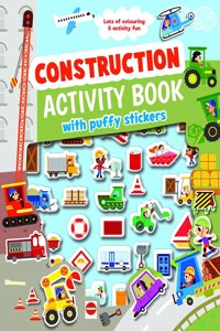 Puffy Sticker Book - Construction