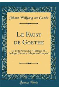 Le Faust de Goethe