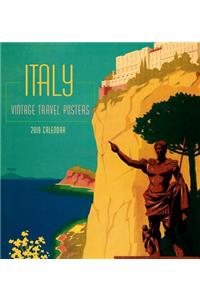 Italy: Vintage Travel Posters 2019 Wall Calendar