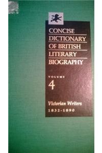 Concise Dictionary of British Literary Biography