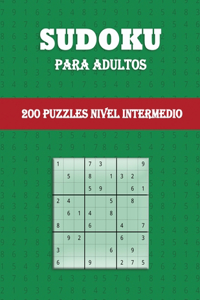 Sudoku Para Adultos - 200 Puzzles Nivel Intermedio