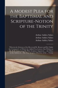 Modest Plea for the Baptismal and Scripture-notion of the Trinity