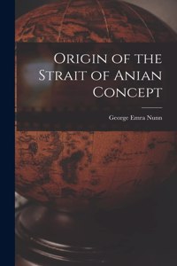 Origin of the Strait of Anian Concept